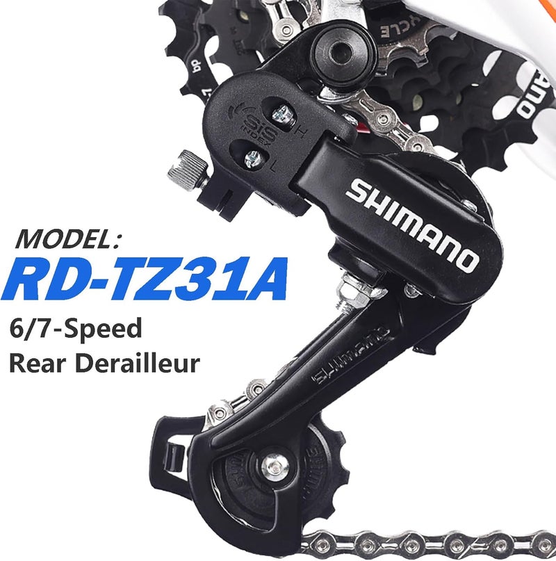 Relwears Rear Derailleur RD-TZ31A 6/7 Speed Direct/Hanger Mount Derailleur for Mountain Tricycle Commuter Cruiser Bike - Image 2